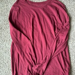 Red Long Sleeve Shirt